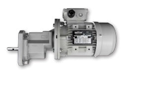 Voerpan motor met vierkante flens