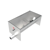 Hopper VC-180D, 180L, afneembaar, verzinkt