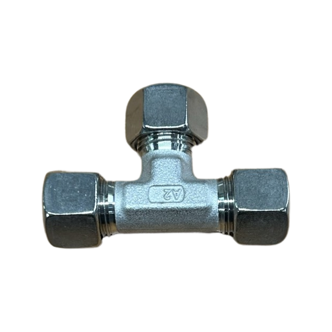 Rvs T-stuk